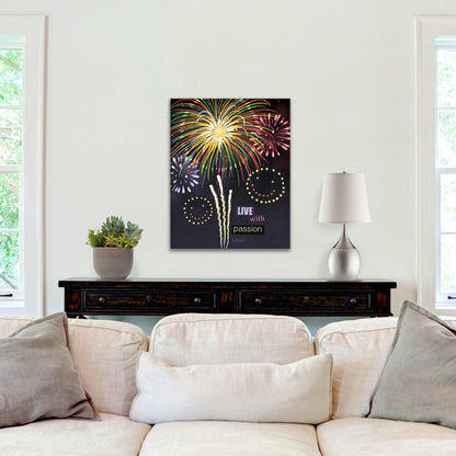 Live with Passion Gallery Canvas Print