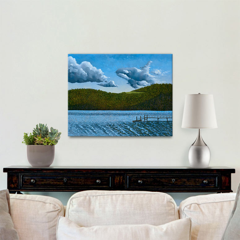 Looking For Orcas Gallery Canvas Print