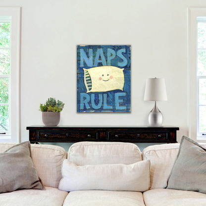 Naps Rule Gallery Canvas Print