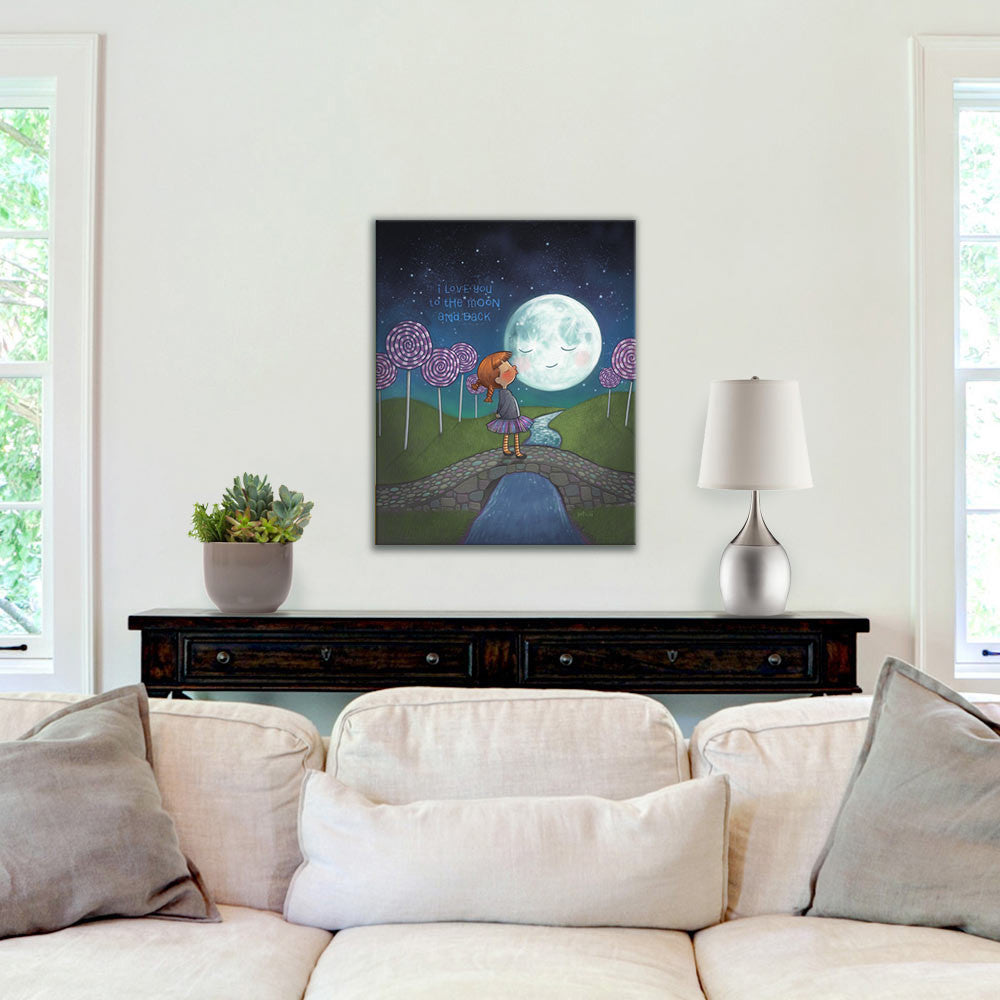 To The Moon and Back Gallery Canvas Print