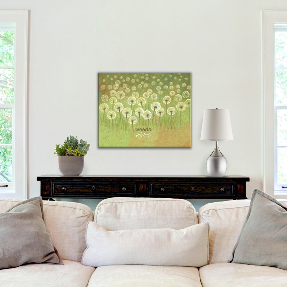 Weeds Or Wishes Gallery Canvas Print