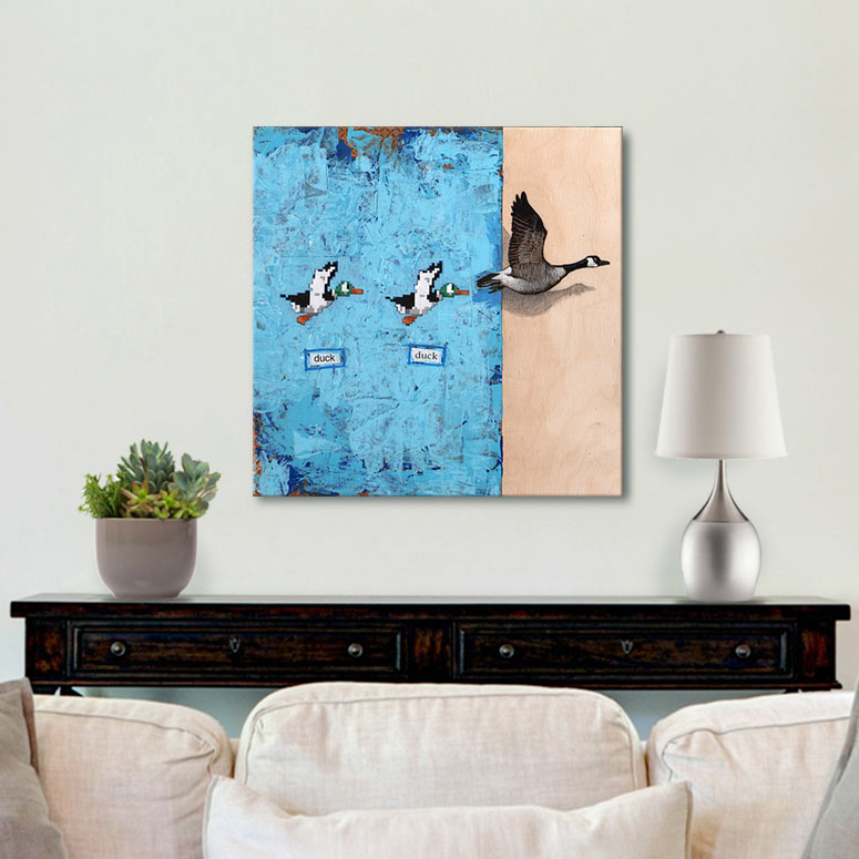 Duck Duck Goose Gallery Canvas Print