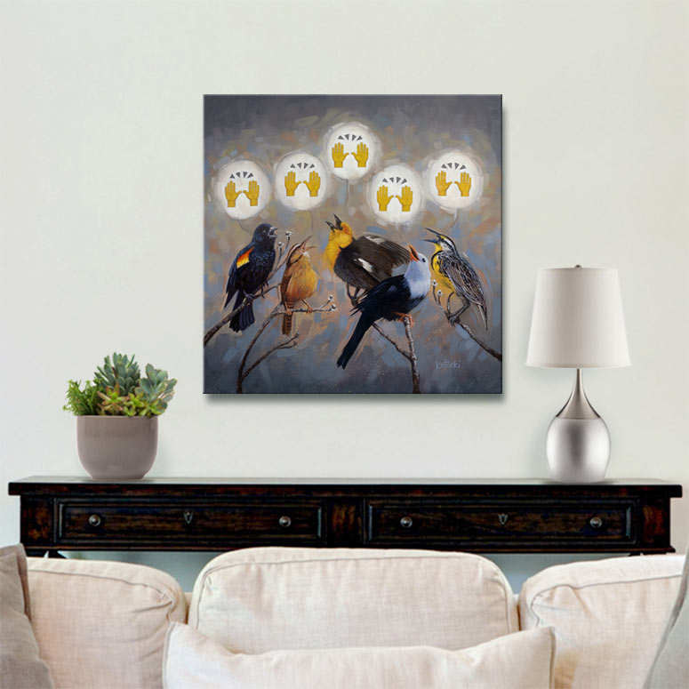 Hallelujah Chorus Gallery Canvas Print