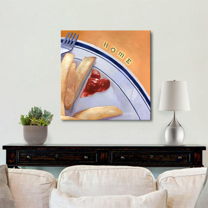 Home Fries Gallery Canvas Print