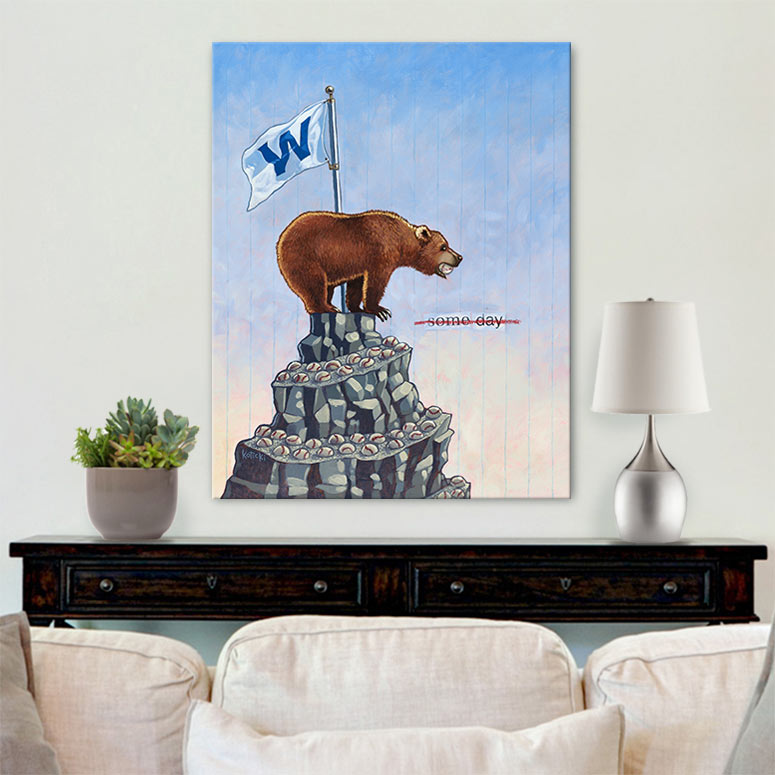 Cubs Win! Gallery Canvas Print