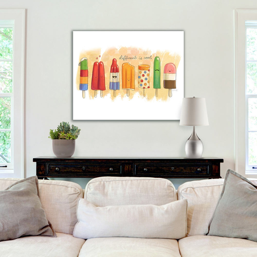 Different Is Cool Gallery Canvas Print