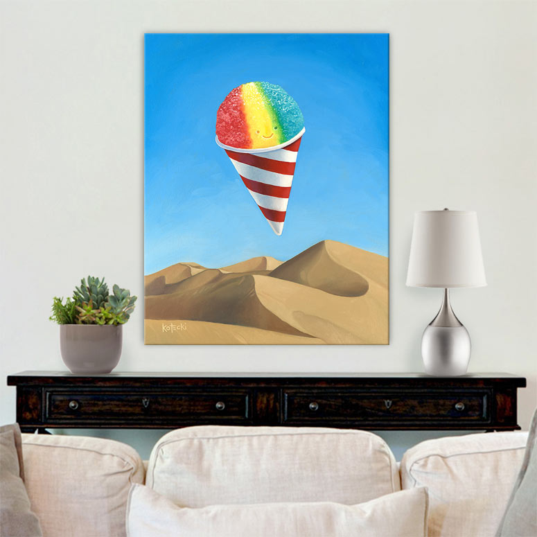 Hope In The Desert Gallery Canvas Print