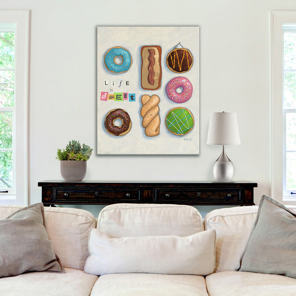 Life Is Sweet Gallery Canvas Print