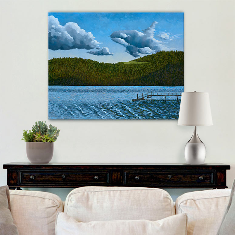 Looking For Orcas Gallery Canvas Print