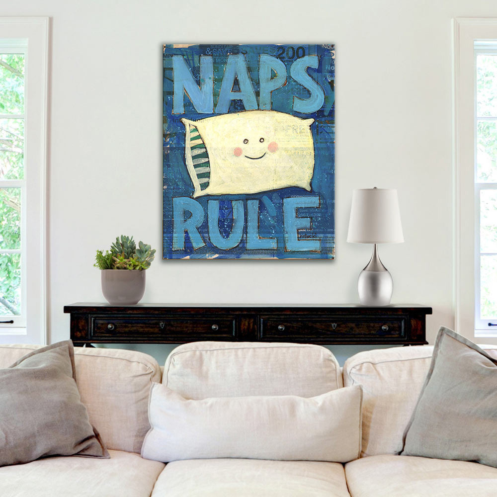 Naps Rule Gallery Canvas Print