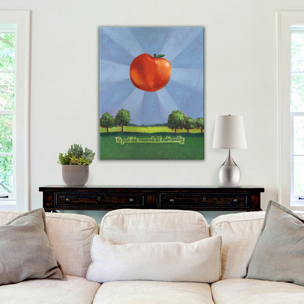 The Peach Gallery Canvas Print