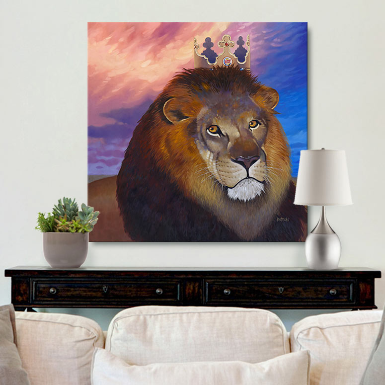 The Burger King Gallery Canvas Print