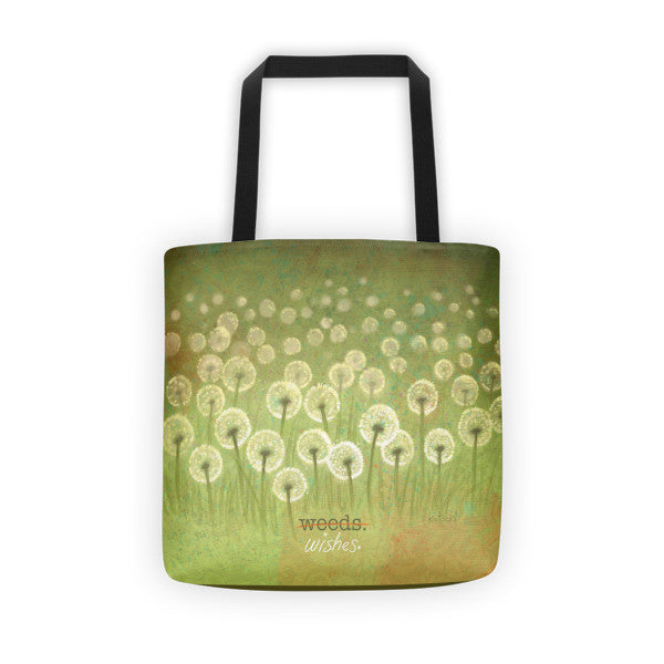 Weeds Or Wishes Tote Bag