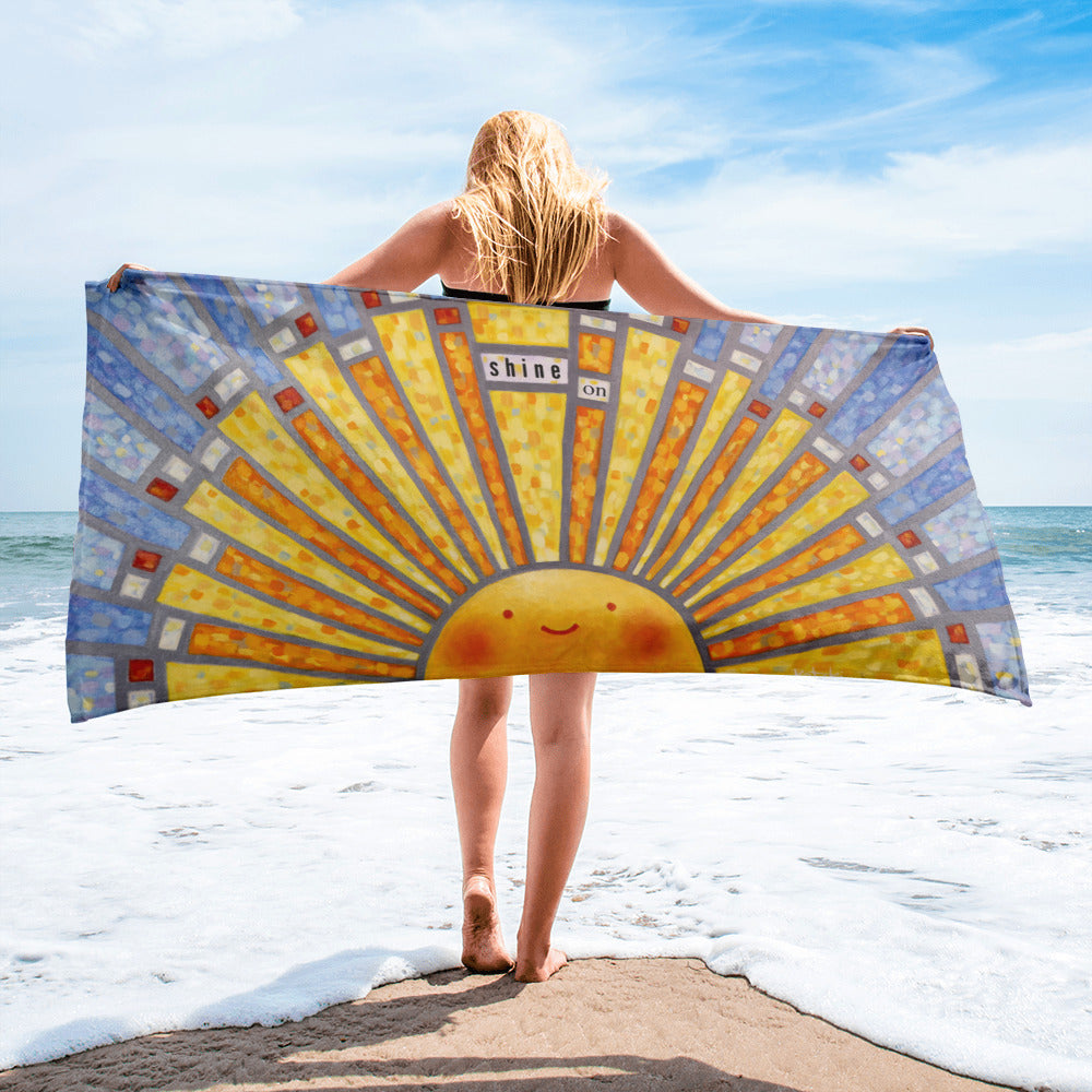Shine On Beach Towel