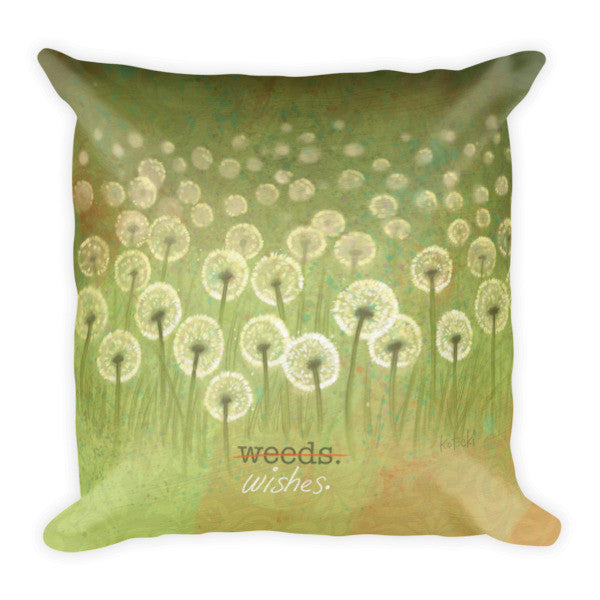 Weeds or Wishes Pillow