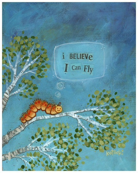 I Believe I Can Fly Gallery Canvas Print