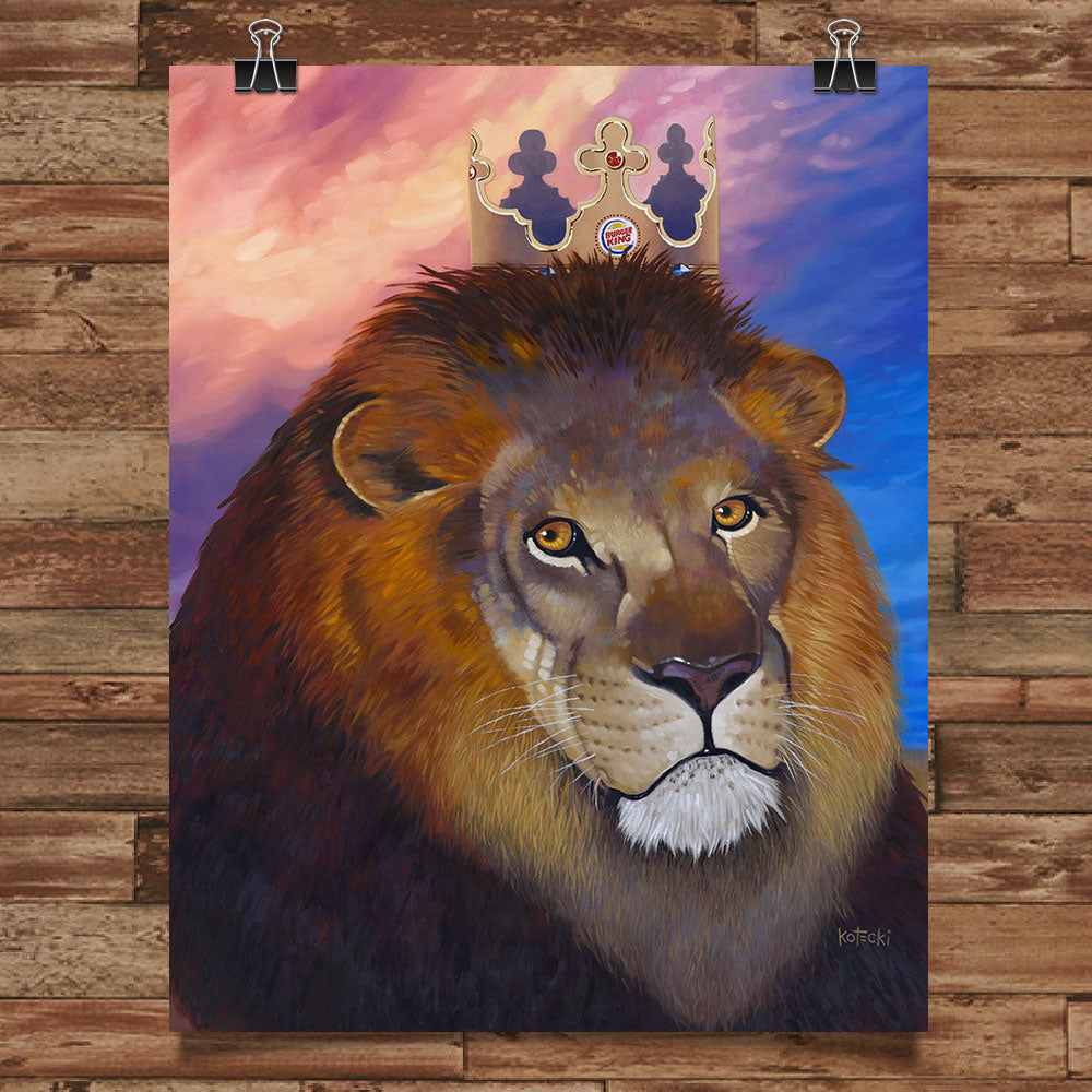 The Burger King Gallery Canvas Print