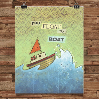 You Float My Boat Gallery Canvas Print
