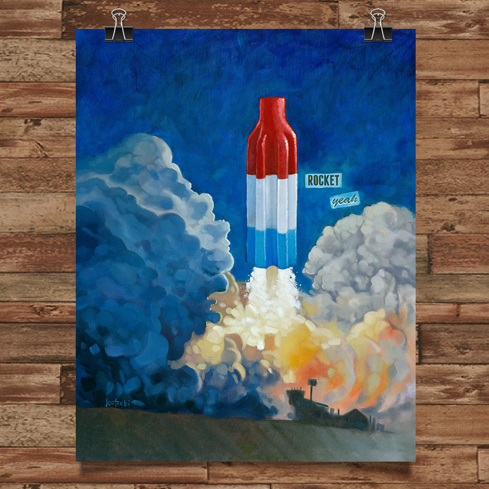 Rocket Yeah Gallery Canvas Print