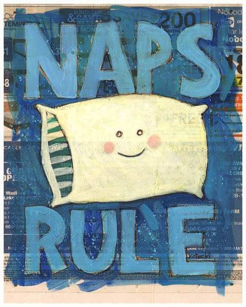 Naps Rule Gallery Canvas Print