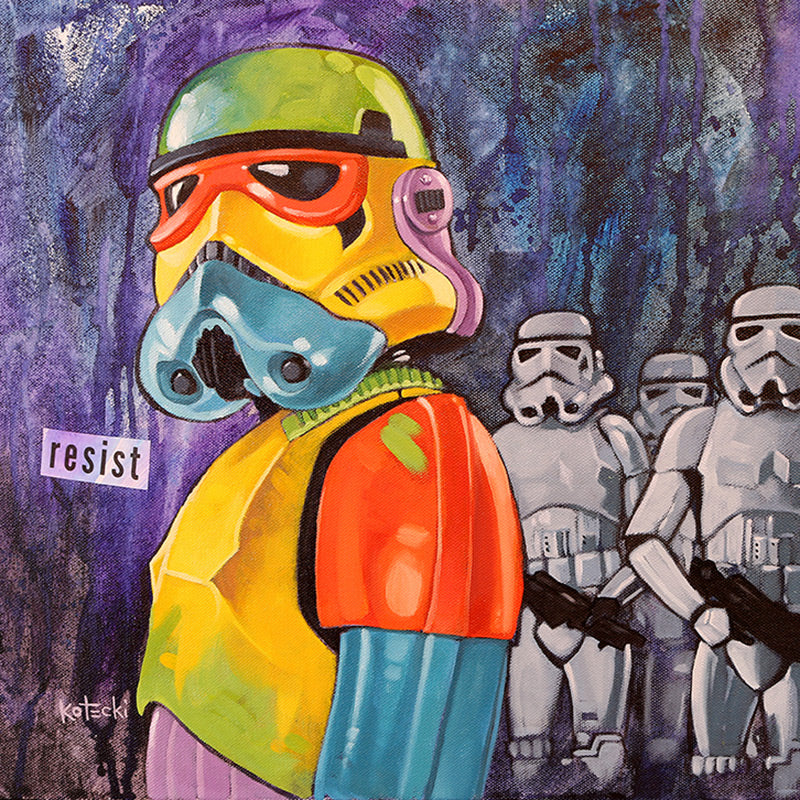 Resist Original Art
