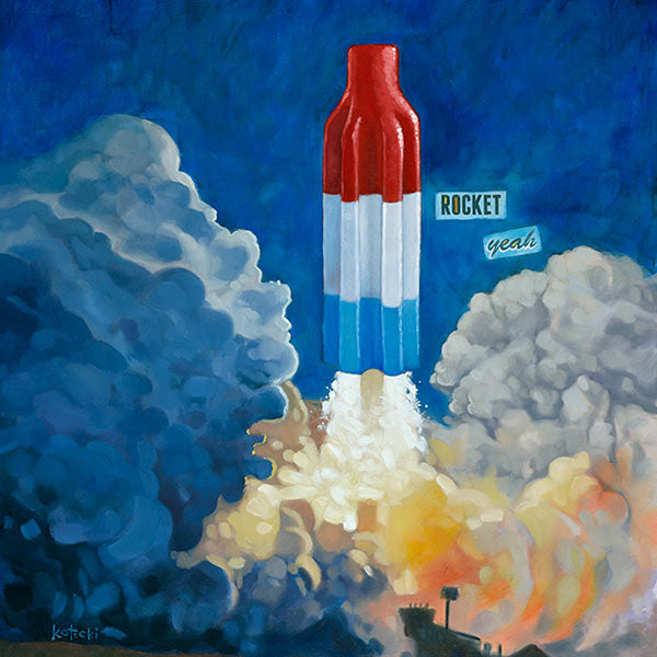 Rocket Yeah Original Art