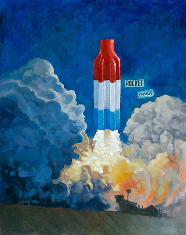 Rocket Yeah Original Art