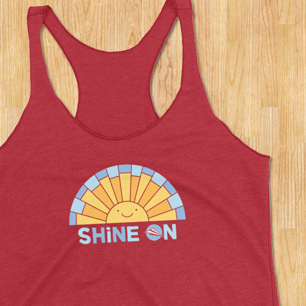 Shine On Racerback Tank Top