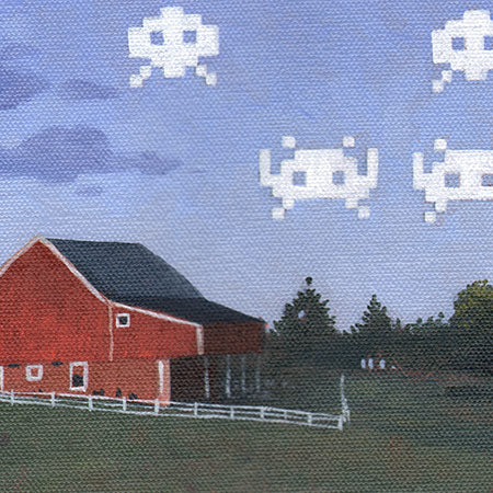 Space Invaders Original Art