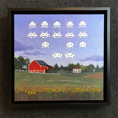 Space Invaders Original Art