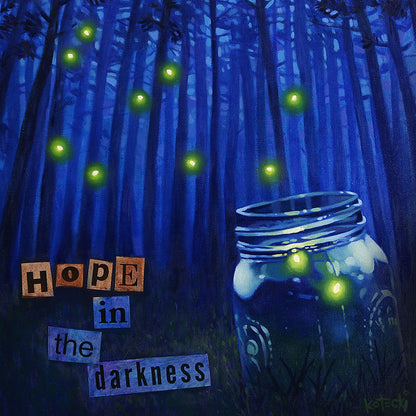 Hope In The Darkness Gallery Canvas Print