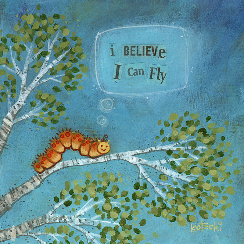 I Believe I Can Fly Print