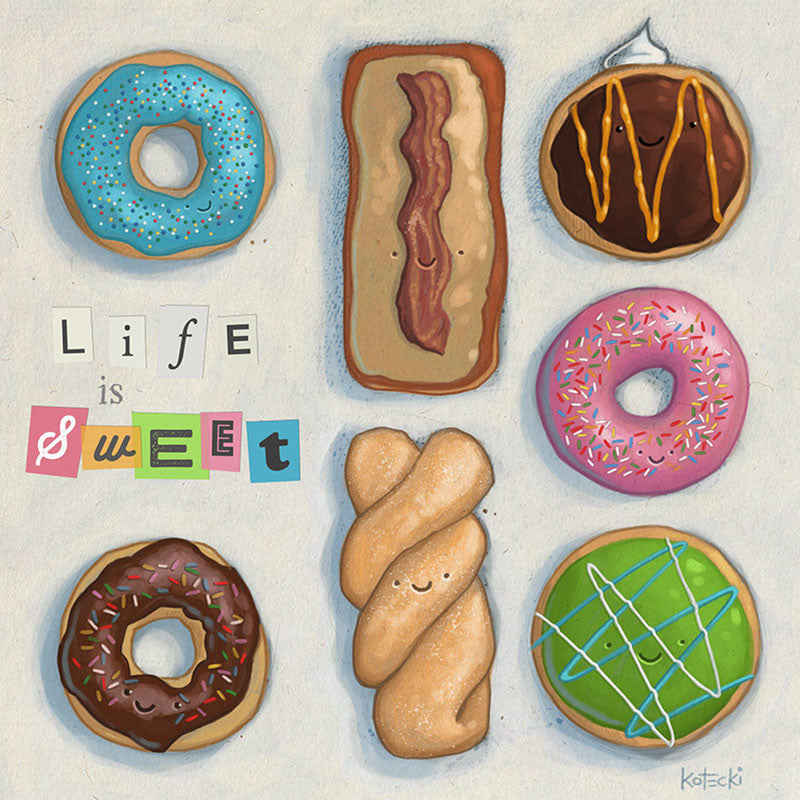 Life Is Sweet Gallery Canvas Print