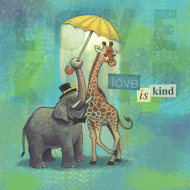 Love Is Kind Gallery Canvas Print