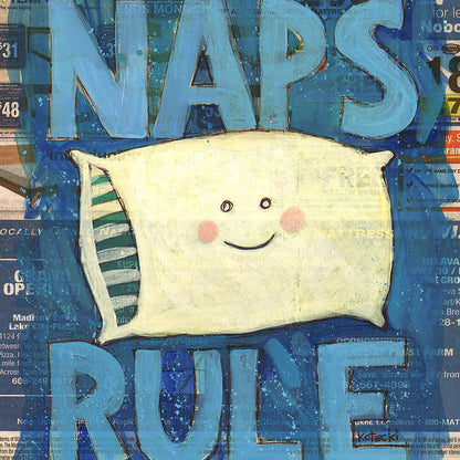 Naps Rule Gallery Canvas Print