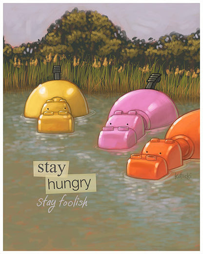 Stay Hungry Gallery Canvas Print