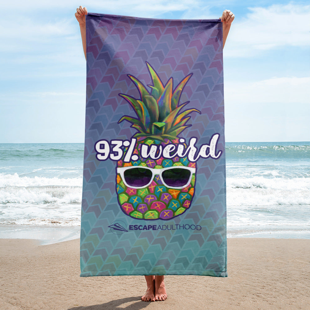 93% Weird Beach Towel