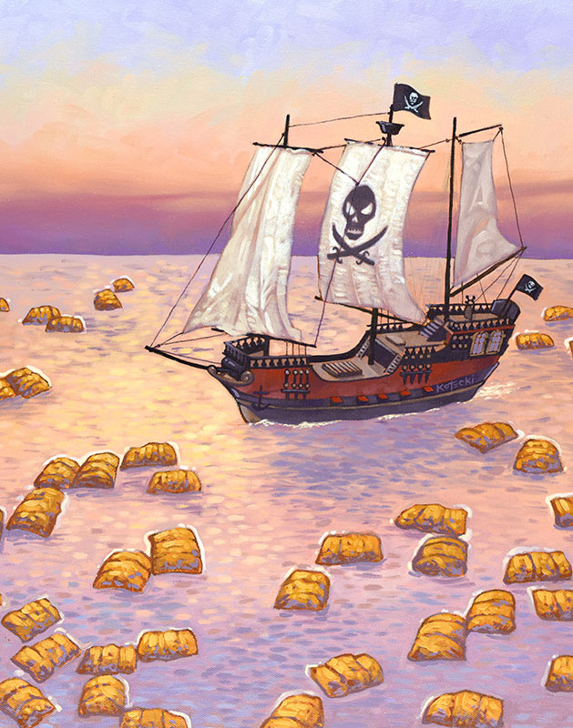 The Captain Gallery Canvas Print