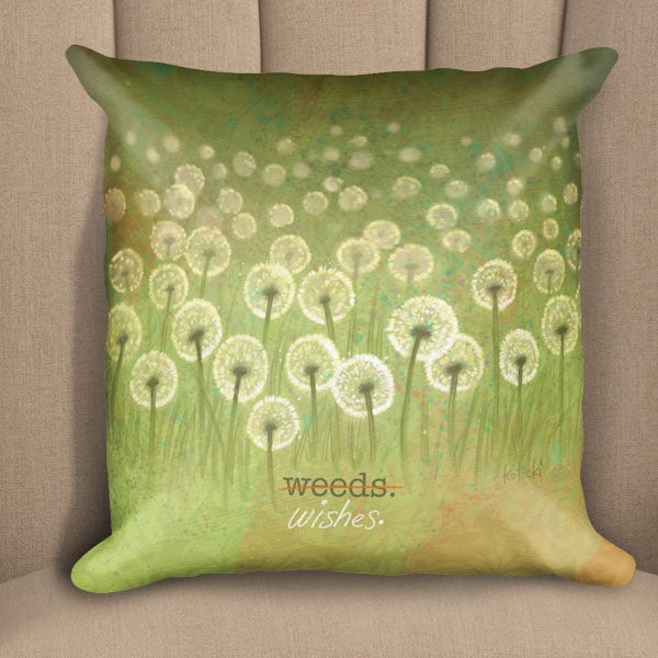 Weeds or Wishes Pillow