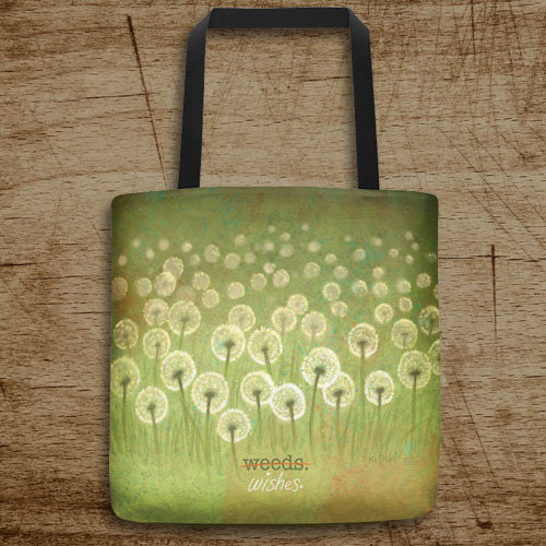 Weeds Or Wishes Tote Bag