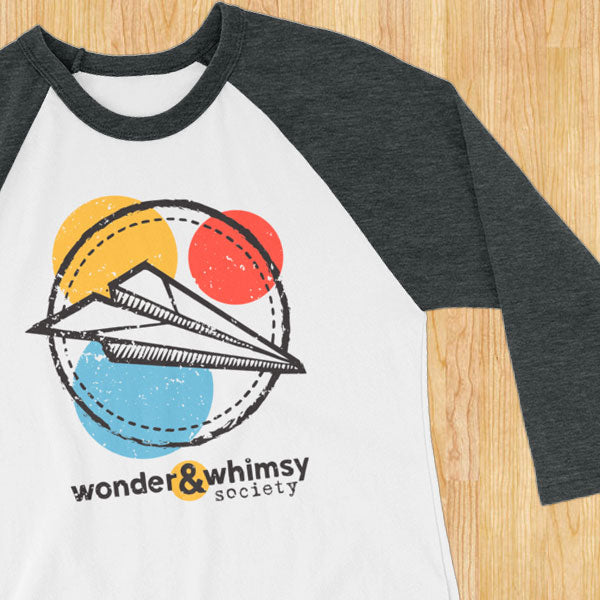 Wonder &amp; Whimsy 3/4 sleeve jersey